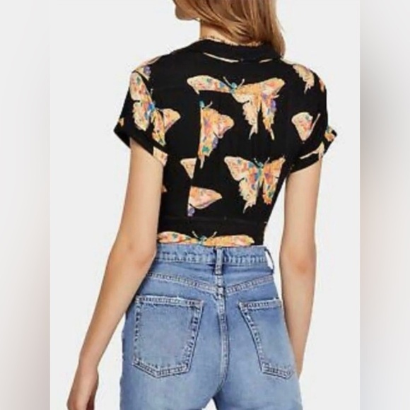 Free People butterfly crop top, size L‎ - Picture 4 of 13